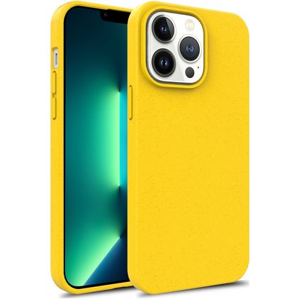 Mobigear Bio iPhone 15 Plus Hülle Umweltfreundliches Backcover - Gelb