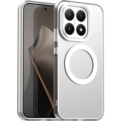 Mobigear Shockproof Xiaomi 15T MagSafe Hülle Hardcase Backcover - Weiß