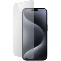Mobiparts Regular iPhone 15 Pro Max Panzerglas Gehärtetes Glas Displayschutz - Hüllenfreundlich