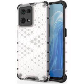 Mobigear Honeycomb OPPO Reno 7 4G Hülle Hardcase Backcover Stoßfest - Weiß Mobigear Honeycomb OPPO Reno 7 4G Hülle Hardcase Backcover Stoßfest - Weiß