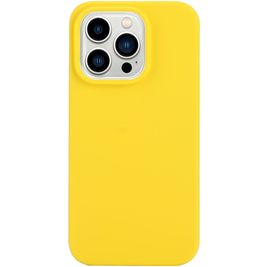 Mobigear Colors iPhone 14 Pro Max Hülle Flexibles TPU Backcover - Gelb