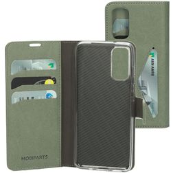 Mobiparts Classic Wallet Samsung Galaxy S20 Hülle Klapphülle Geldbörse - Stone Green