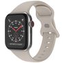 Mobigear Sport Dual Silikon Apple Watch Armband Pin-and-Tuck-Verschluss - 49/46/45/44 mm - Taupe