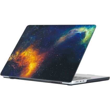 Mobigear Design MacBook Air 15 Zoll (2023-2026) Hardcase Hülle MacBook Case - Universe - Model A2941 / A3114 / A3241 / A3448