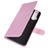 Mobigear Classic Motorola One Hyper Hülle Klapphülle Geldbörse - Pink