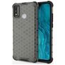 Mobigear Honeycomb HONOR 9X Lite Hülle Hardcase Backcover Stoßfest - Grau