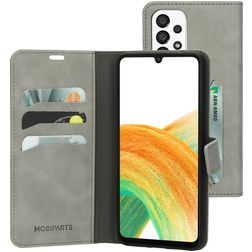 Mobiparts Classic Wallet Samsung Galaxy A33 Hülle Klapphülle Geldbörse - Granite Grey