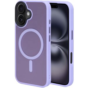 Mobiparts Hardcover iPhone 16 MagSafe Hülle Hardcase Backcover - Satin Lila
