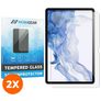 Mobigear Samsung Galaxy Tab S8 Panzerglas Gehärtetes Glas Displayschutz - Hüllenfreundlich (2er Pack)