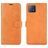 Mobigear Wallet OPPO A73 5G Hülle Klapphülle Geldbörse - Cognac