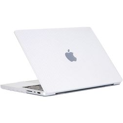 Mobigear Carbon MacBook Pro 14 Zoll (2021-2024) Hardcase Hülle MacBook Case - Transparent - Model A2442 / A2779 / A2918 / A2992 / A3401