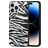 Mobigear Safari iPhone 14 Pro Max Hülle Flexibles TPU Backcover - Zebra