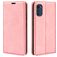 Mobigear Retro Slim Motorola Moto E32 Hülle Klapphülle Geldbörse - Pink