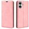 Mobigear Retro Slim iPhone 17 Hülle Klapphülle Geldbörse - Pink