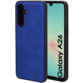 Mobiparts Classic Samsung Galaxy A26 MagSafe Hülle TPU,Kunstleder Backcover - Sapphire Blue