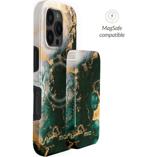 MIO Powerbank 5.000 mAh 15W - MagSafe Kompatibel - Green Marble