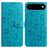 Mobigear Flowers iPhone Air Hülle Klapphülle Geldbörse - Blau