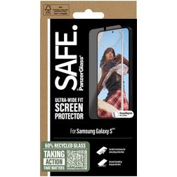 SAFE by PanzerGlass Ultra-Wide-Fit Samsung Galaxy S25 Panzerglas Gehärtetes Glas Displayschutz - Hüllenfreundlich