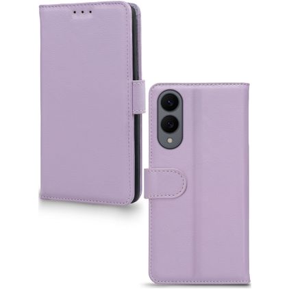 Mobilize Premium Gelly Samsung Galaxy S25 Edge Hülle Klapphülle Geldbörse - Lila
