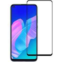 Mobigear Premium Huawei P40 Lite E Panzerglas Gehärtetes Glas Displayschutz - Hüllenfreundlich - Schwarz