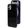 Mobiparts Classic iPhone 12 Mini Hülle Flexibles TPU Backcover - Matt Black