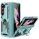 Mobigear Armor Ring Samsung Galaxy Z Fold 5 Hardcase Backcover Shockproof mit Ringhalter - Grün