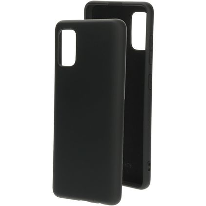 Mobiparts Samsung Galaxy A41 Silikon Hülle Backcover - Schwarz