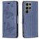 Mobigear Butterfly Samsung Galaxy S24 Ultra Hülle Klapphülle Geldbörse - Blau