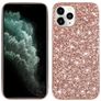 Mobigear Glitter iPhone 12 Hardcase Backcover - Roségold