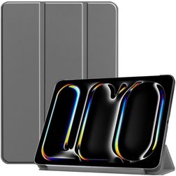 Mobigear Tri-Fold iPad Pro 11 Zoll (2024) Hülle Klapphülle - Grau