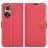 Mobigear Classic HONOR 50 Hülle Klapphülle Geldbörse - Rot