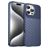 Mobigear Groove iPhone 16 Pro Max Hülle Flexibles TPU Backcover - Blau