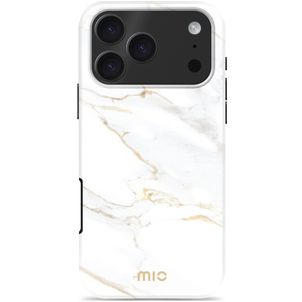 MIO iPhone 17 Pro MagSafe Hülle Hardcase Backcover - White Marble