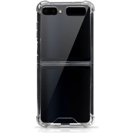 Mobigear Cushion Durchsichtig Samsung Galaxy Z Flip Hülle Flexibles TPU Backcover Stoßfest - Transparent