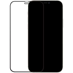 Mobilize Premium iPhone 12 Panzerglas Gehärtetes Glas Displayschutz - Hüllenfreundlich - Schwarz