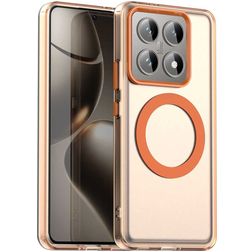 Mobigear Shockproof Xiaomi 14T MagSafe Hardcase Backcover - Orange