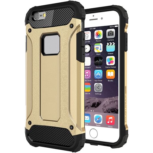 Mobigear Outdoor iPhone 6s Hülle Hardcase Backcover Stoßfest - Gold