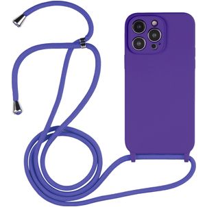 Mobigear Lanyard iPhone 15 Pro Max Silikon Handykette - Lila