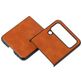 Mobigear Excellent Samsung Galaxy Z Flip 4 Hülle Hardcase Backcover - Cognac
