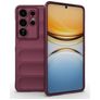 Mobigear Bumpy Samsung Galaxy S26 Ultra Hülle Flexibles TPU Backcover - Wine Red