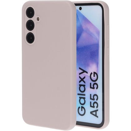 Mobiparts Samsung Galaxy A55 Silikon Backcover - Soft Salmon