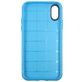 Mobigear Grip iPhone XS Hülle Flexibles TPU Backcover mit Ständer - Blau