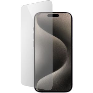 Mobiparts Regular iPhone 15 Pro Panzerglas Gehärtetes Glas Displayschutz - Hüllenfreundlich
