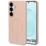 Mobiparts Slim Line Samsung Galaxy S25 MagSafe Hülle Hardcase Backcover - Dune Sand