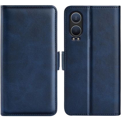 Mobigear Slim Magnet OnePlus Nord CE 4 Lite Hülle Klapphülle Geldbörse - Dunkelblau