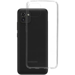 Mobiparts Classic Transparent Samsung Galaxy A03 TPU (flexibel) Backcover - Transparent