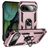 Mobigear Armor Ring Google Pixel 9 Hülle Hardcase Backcover Stoßfest mit Ringhalter - Roségold