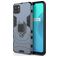 Mobigear Armor Ring Realme C11 (2020) Hülle Hardcase Backcover Stoßfest mit Ringhalter - Blau