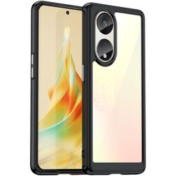 Mobigear Crystal OPPO Reno 8T 5G Hülle Hardcase Backcover - Schwarz