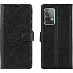 Mobigear Classic Samsung Galaxy A52s 5G Hülle Klapphülle Geldbörse - Schwarz